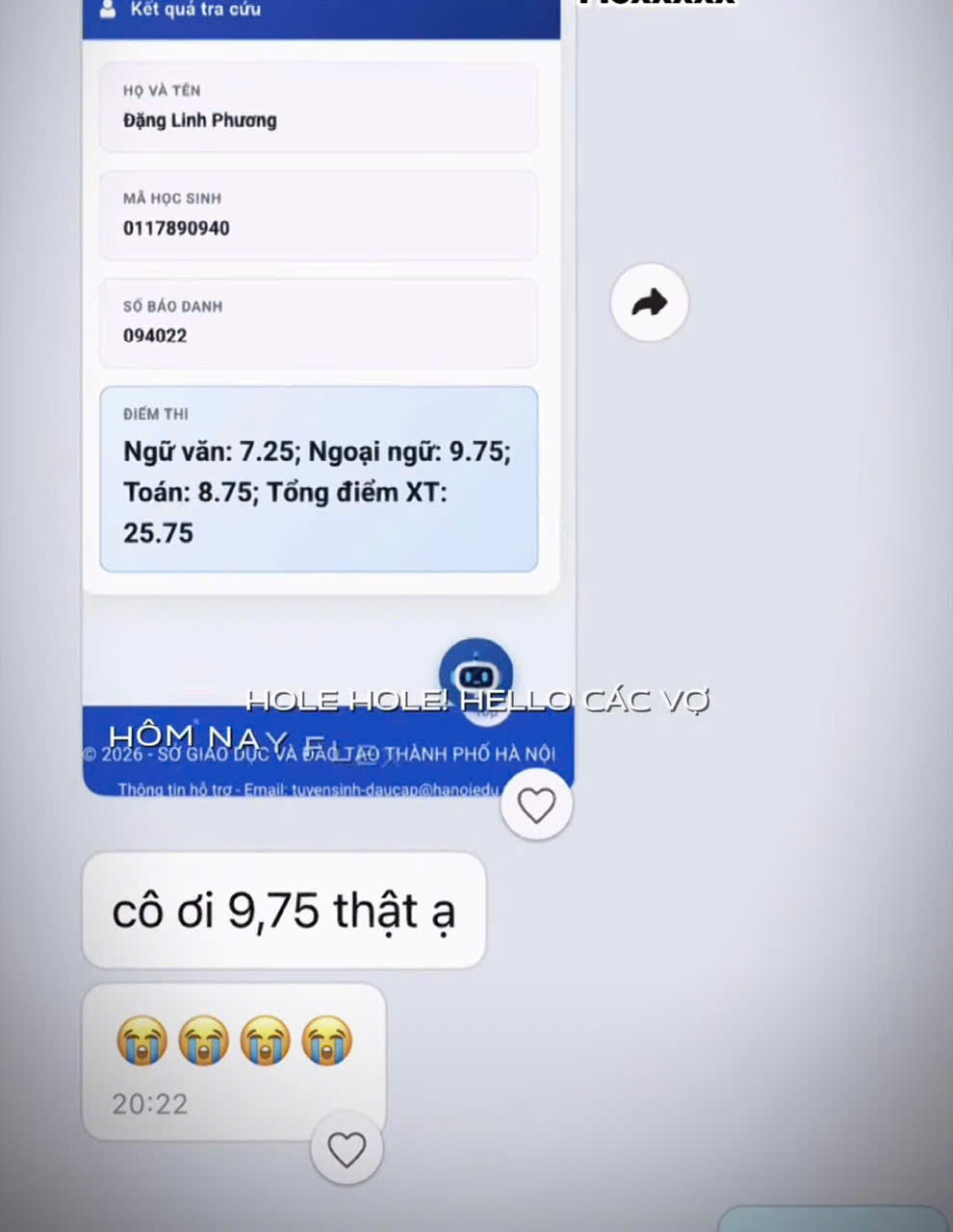 Phản hồi phụ huynh 9