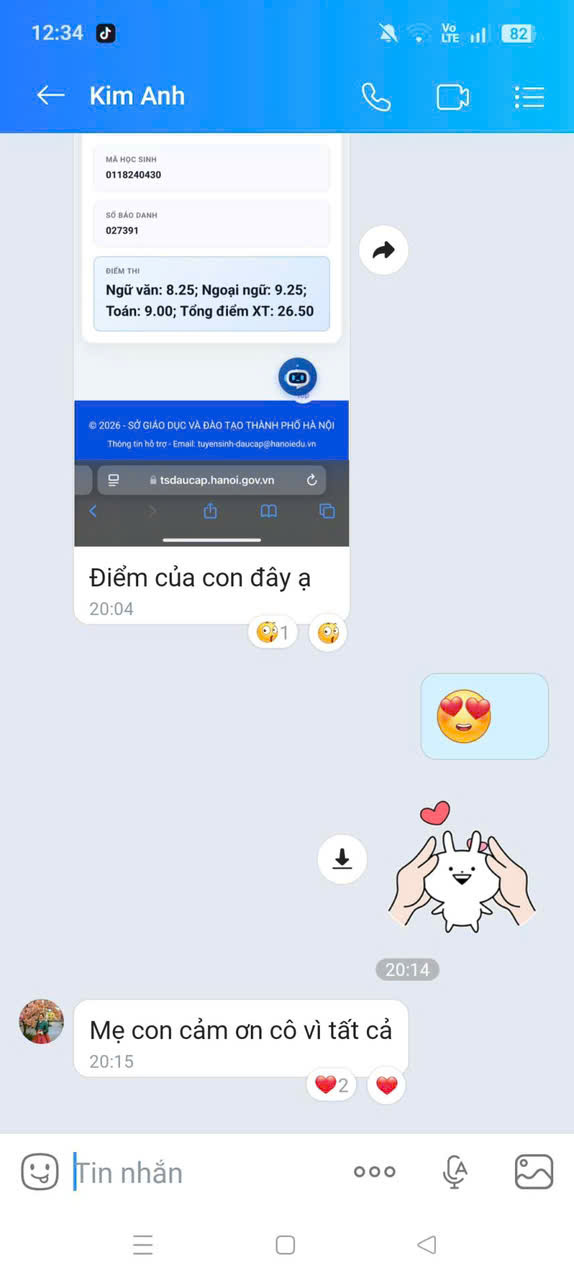 Phản hồi phụ huynh 12